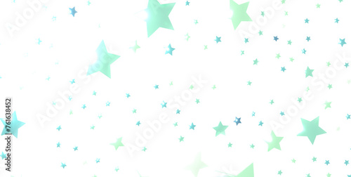 sparkling Christmas confetti falling isolated on white © vegefox.com
