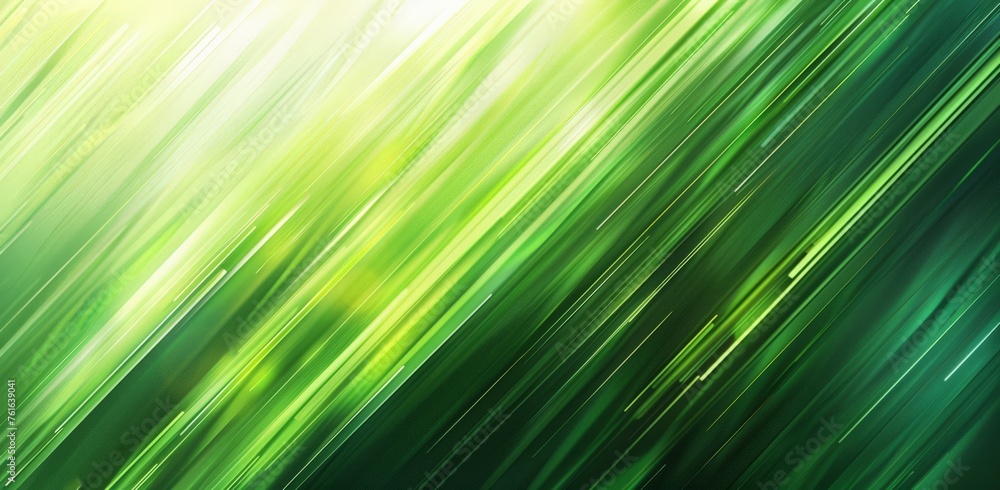 Obraz premium An abstract background featuring vibrant green diagonal lines, perfect for modern wallpaper and design projects