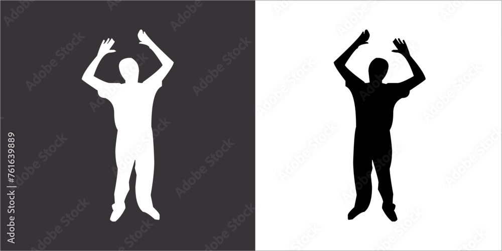 IIlustration Vector graphics of dance dance icon IIlustration Vector graphics of dance dance icon