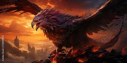 Huge, powerful wings that allow the dragon to soak into the sky and envelop enemies with fiery © JVLMediaUHD