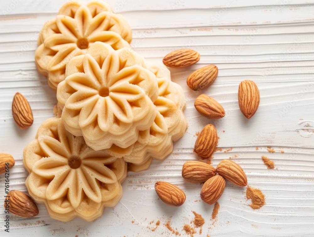 Chinese almond cookies Chinese almond cookies