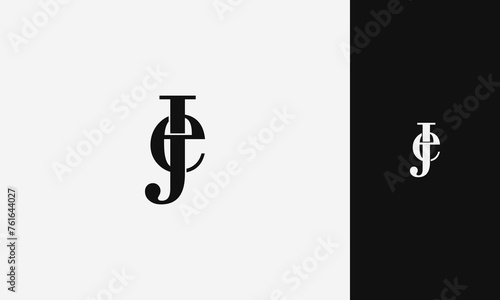initial letter ej or je  lowercase joined uppercase,logo vektor design