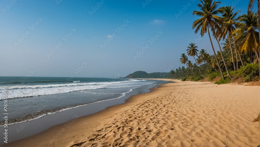 magnificent beach in Goa India