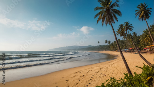 magnificent beach in Goa India vacation © tanya78