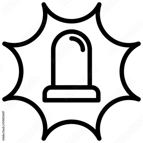 attorney law outline icon