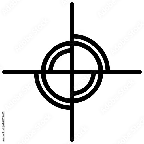attorney law outline icon