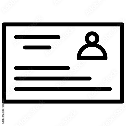 attorney law outline icon