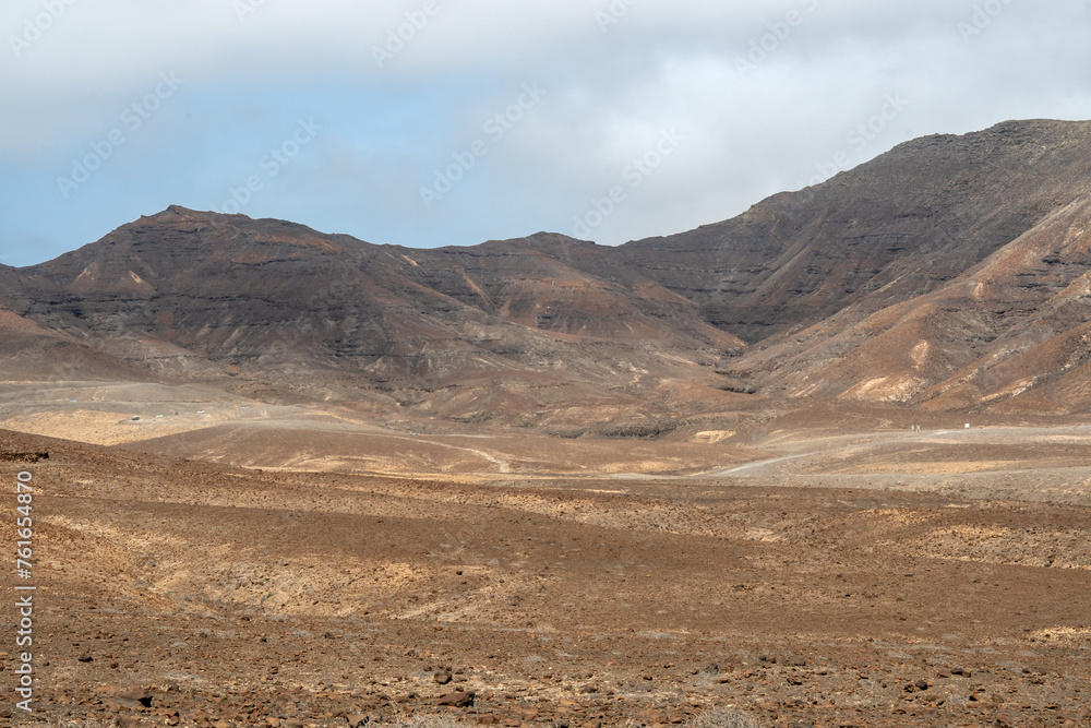 Mountain View on the Road to Cofete, Southern Fuerteventura Mountain View on the Road to Cofete, Southern Fuerteventura