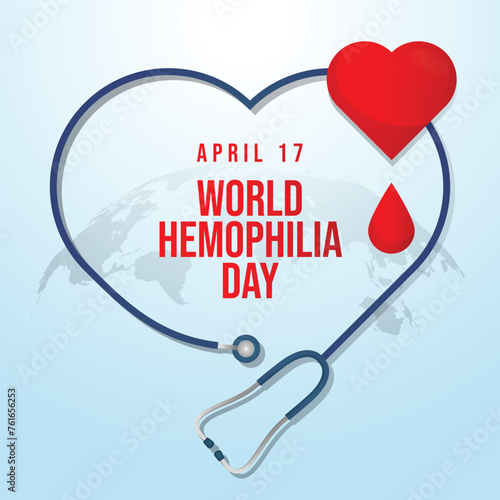 vector graphic of World Hemophilia Day ideal for World Hemophilia Day celebration.