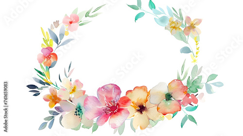 Floral Watercolor Wreaths for Special Occasions