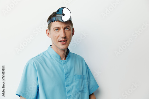 Man uniform person doctor adult surgeon background medicine hospital man portrait clinic medical