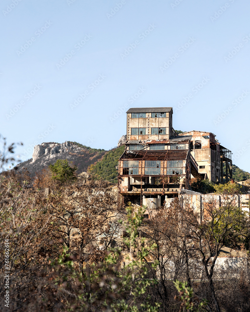 Abandoned zinc mines near to Kirki village North Evros Greece, environmental disaster, Australia