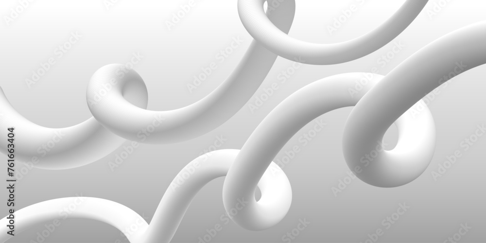 Realistic white 3d abstract background with different shapes. 3D background for your design Realistic white 3d abstract background with different shapes. 3D background for your design