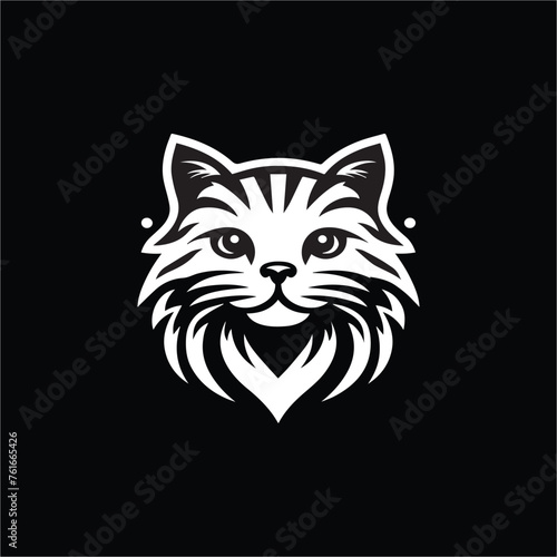  Cat head illustration