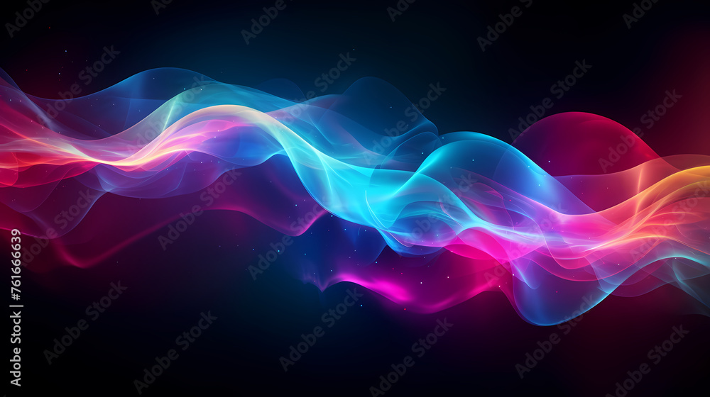 Obraz premium Smoke and particles texture background wallpaper