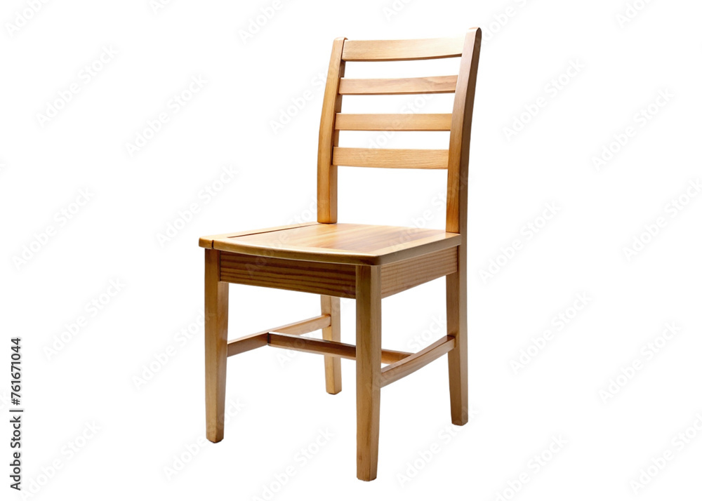 Wooden chair. isolated on transparent background. Wooden chair. isolated on transparent background.