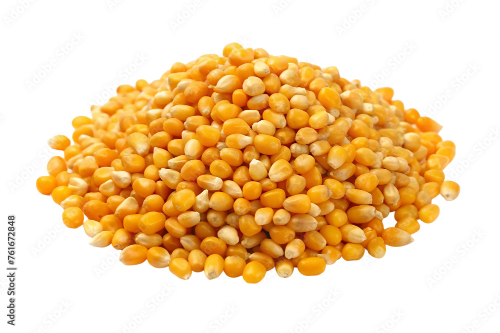 A pile of corn. isolated on transparent background. A pile of corn. isolated on transparent background.
