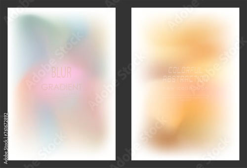 Gradient with blur, Background for the design of the title pages of a book, magazine catalog. A template for a banner, poster and brochure. An abstract version of modern design