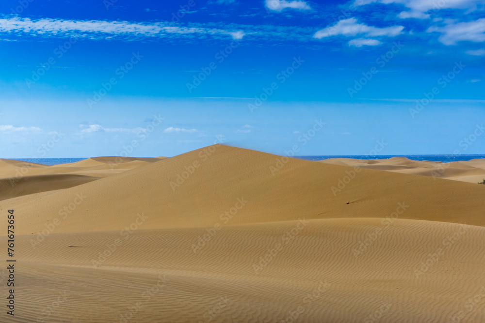 Maspalomas Dunes on Gran Canary Island Spain.