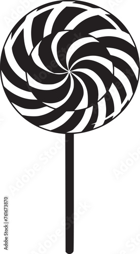 lollipop candy vector black and white