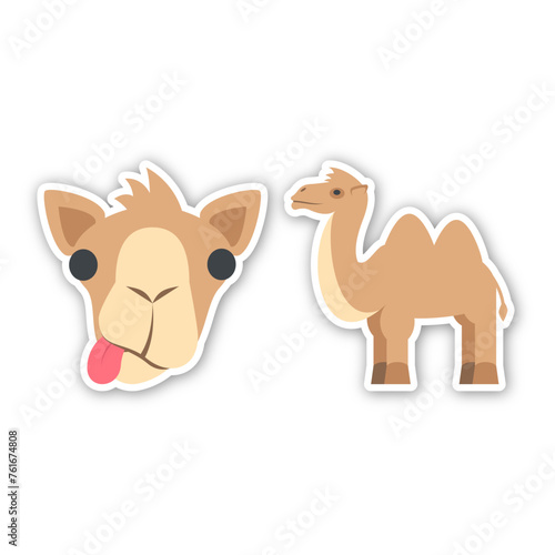 Camel Icon. Emoji Vector. Colorful Icon. Icon Vector. Icon Design