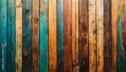 colorful wooden background