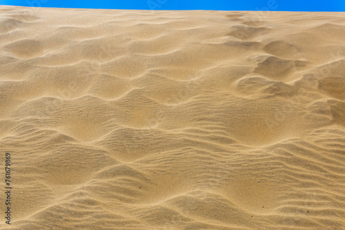 Dunes and Coastline of Maspalomas on Gran Canary Island