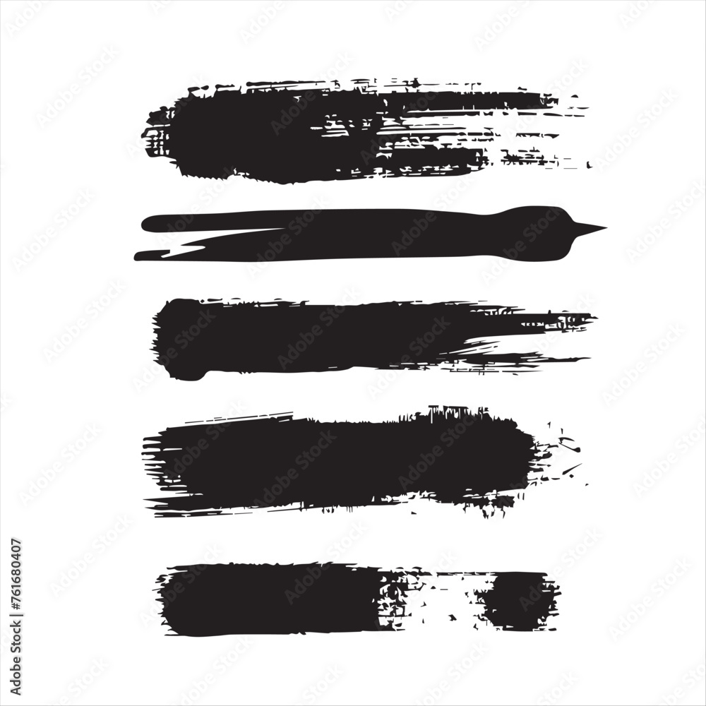black brush grunge marker banner vector black brush grunge marker banner vector