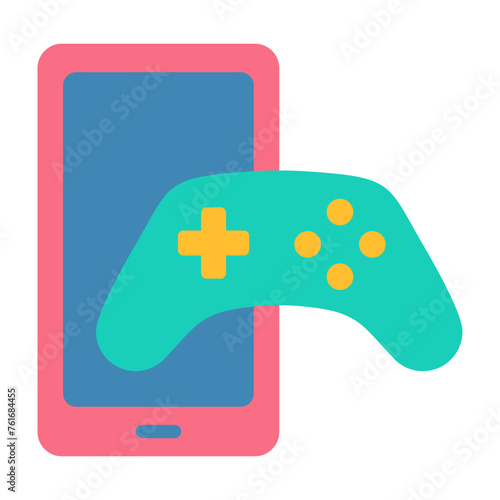 Mobile Gaming Icon