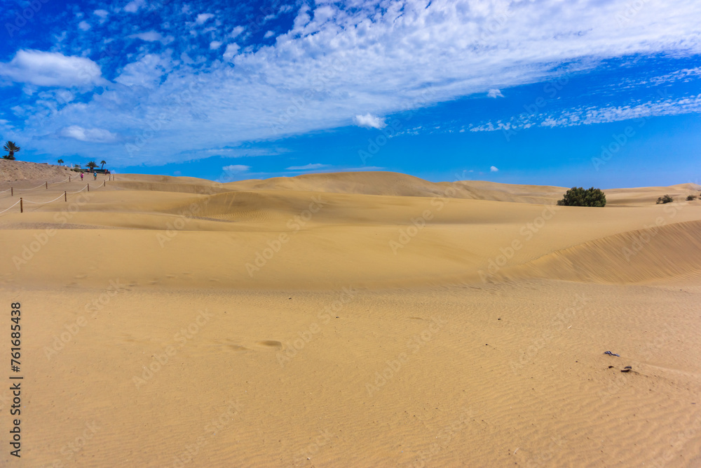 Dunes and Coastline of Maspalomas on Gran Canary Island Dunes and Coastline of Maspalomas on Gran Canary Island