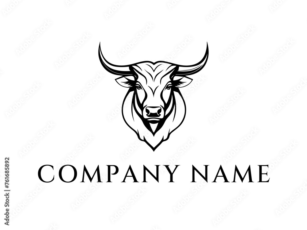 bull head logo design , brand and icon bull head logo design , brand and icon