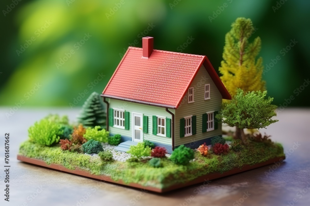 3d small house model on detailed architecture floorplan for real estate marketing 3d small house model on detailed architecture floorplan for real estate marketing
