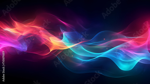 Colored smoky light