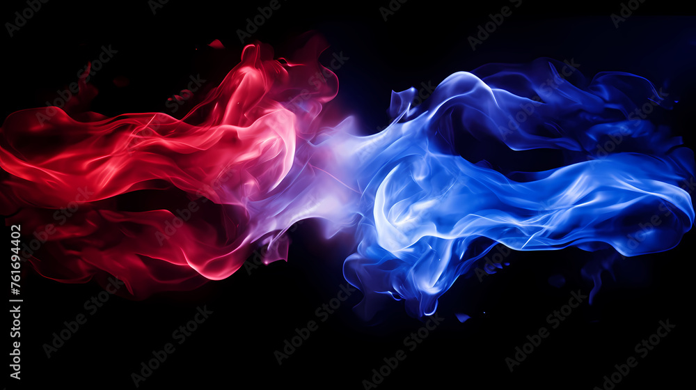Colored smoky light Colored smoky light