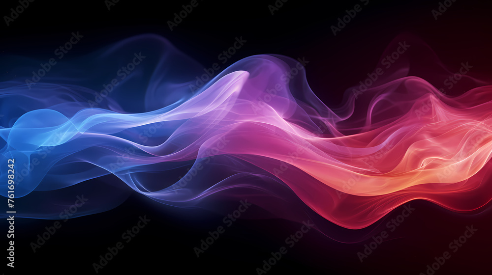 Colored smoky light Colored smoky light