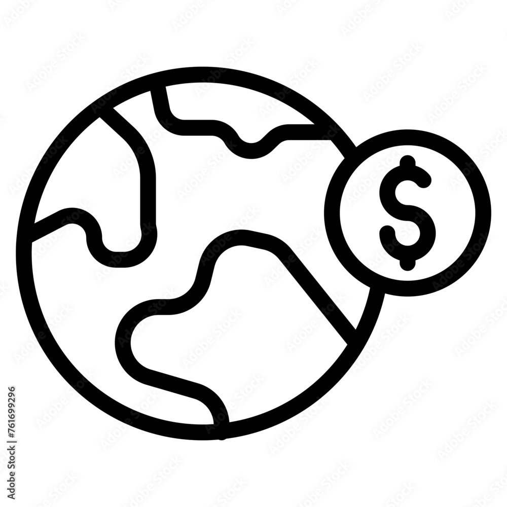 invesment line icon invesment line icon