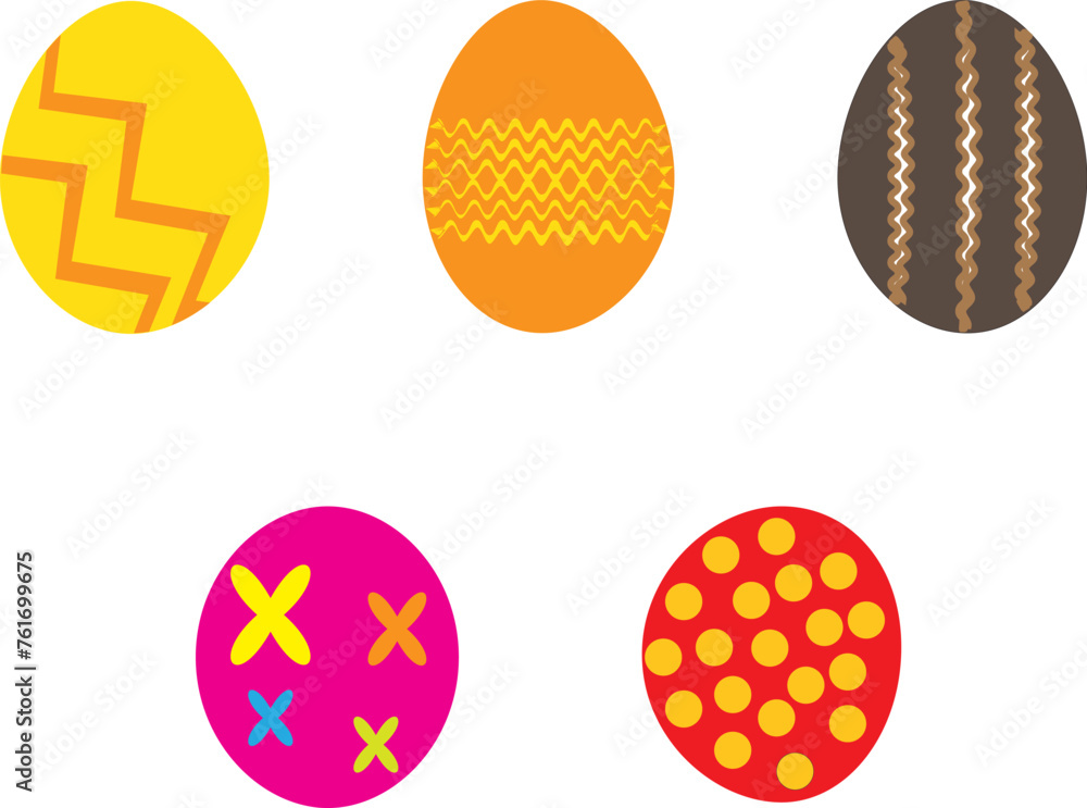 Easter eggs icon isolated on white vector illustration. Easter eggs icon isolated on white vector illustration.