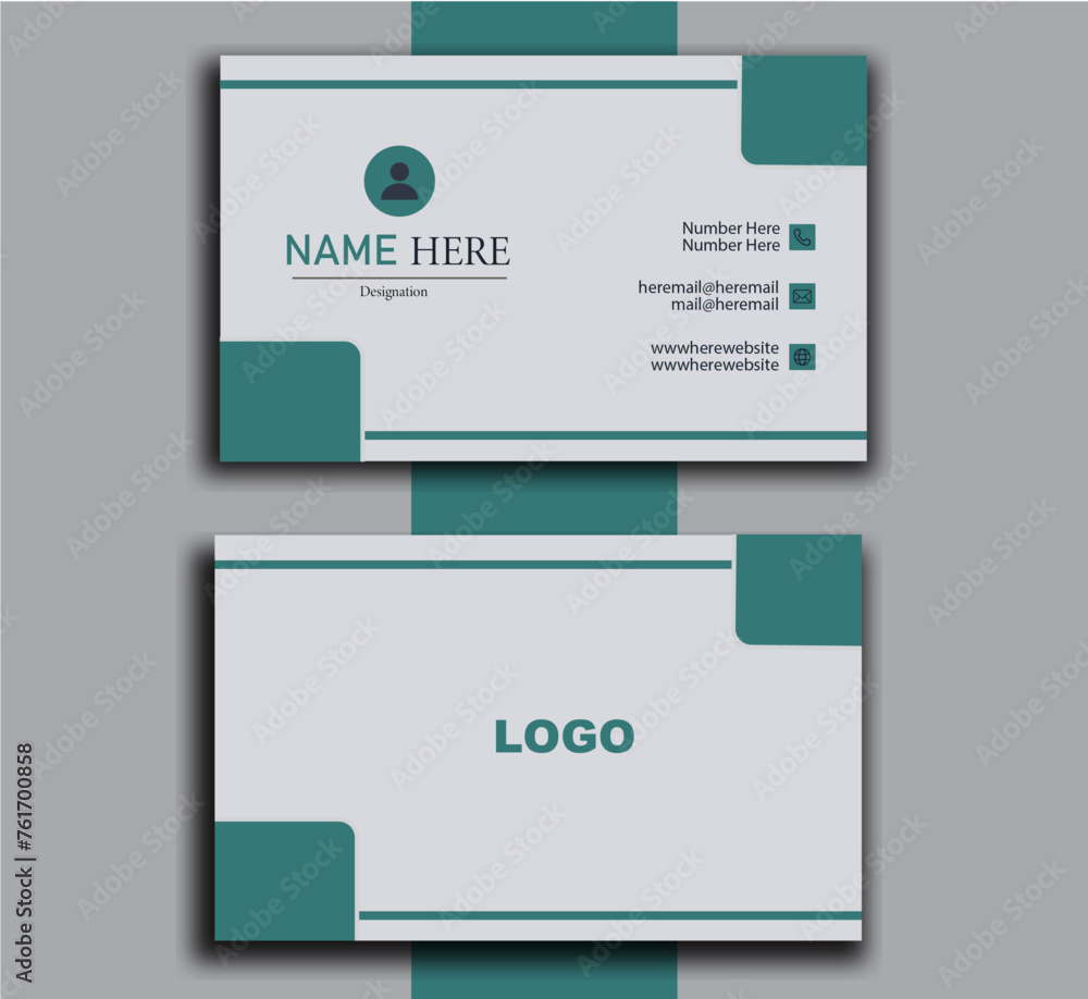 Profational business card template. Profational business card template.