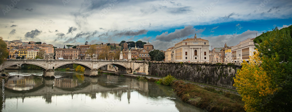 Ciudad europea de Roma en Italia cuna de civilización 