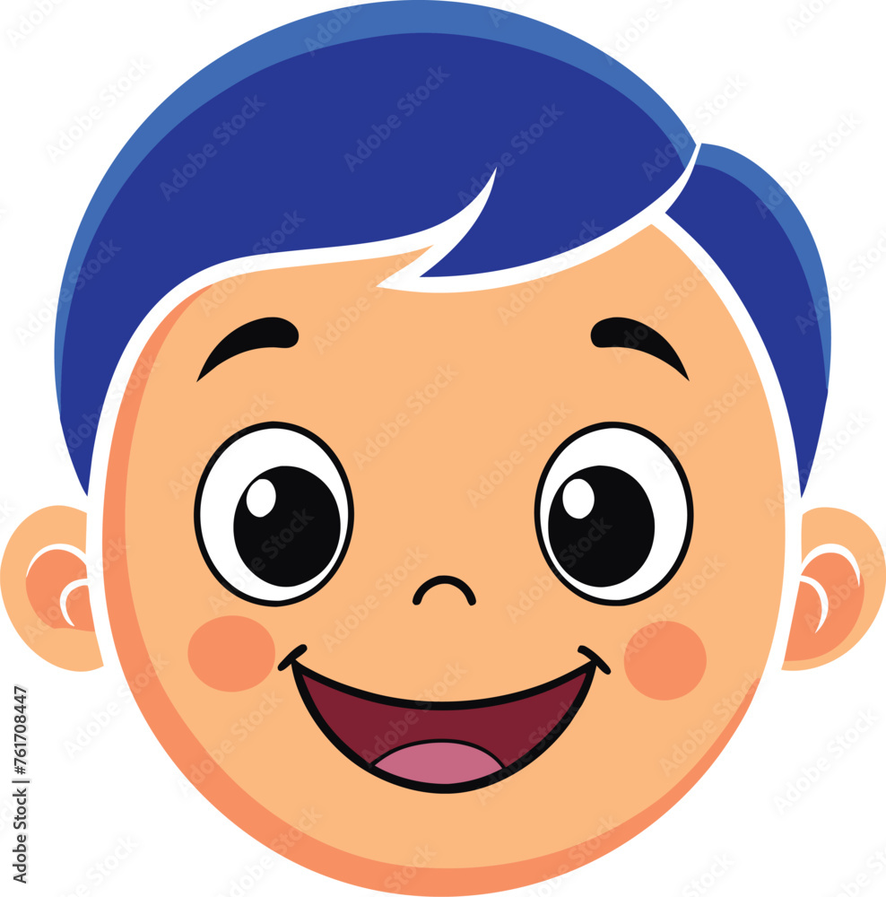 kid face cartoon vector illustration, Happy kids and Cute children smiling vector illustration kid face cartoon vector illustration, Happy kids and Cute children smiling vector illustration