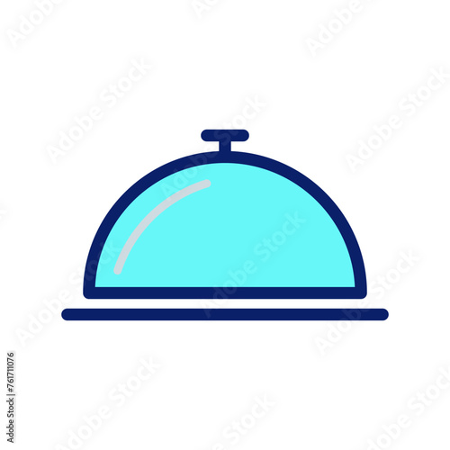 tray food icon design vector template