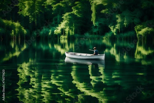 boat on lake