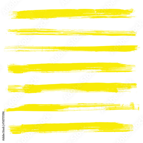 Highlighter stripe brush strokes