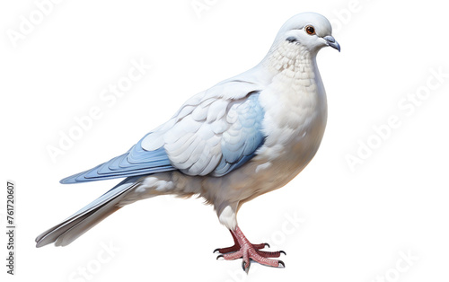 Dove Bird with Transparent Backdrop
