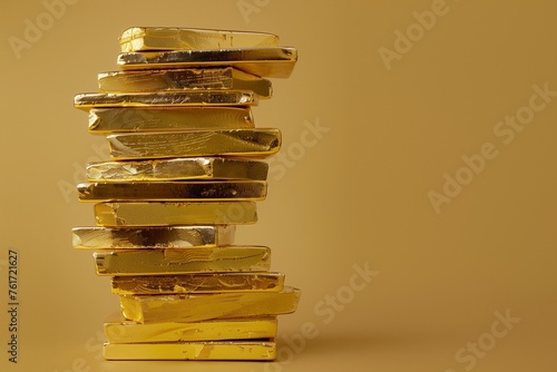 Stacked Gold Bullion