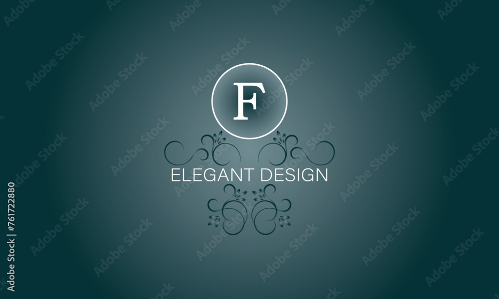 Luxury logo template vector object for initial F logo or icon design. Trendy vintage for business, fashion boutique, hotel brand. Luxury logo template vector object for initial F logo or icon design. Trendy vintage for business, fashion boutique, hotel brand.