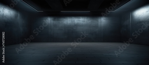 Empty Dark Room for Branding Design Concept © Vusal