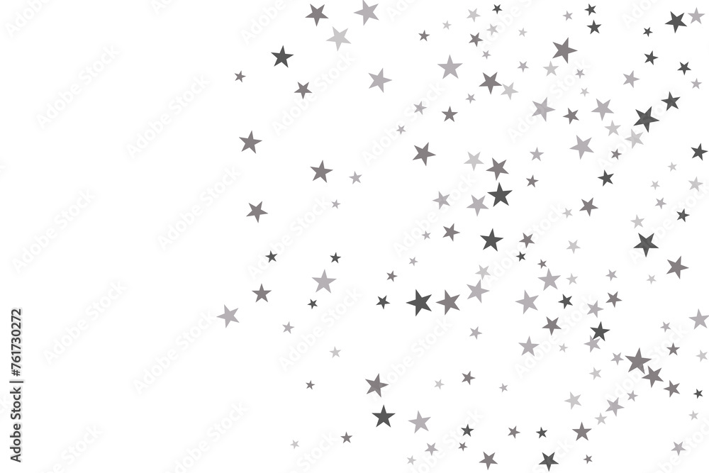 Star confetti. Silver casual confetti background. Bright design pattern. Star confetti. Silver casual confetti background. Bright design pattern.