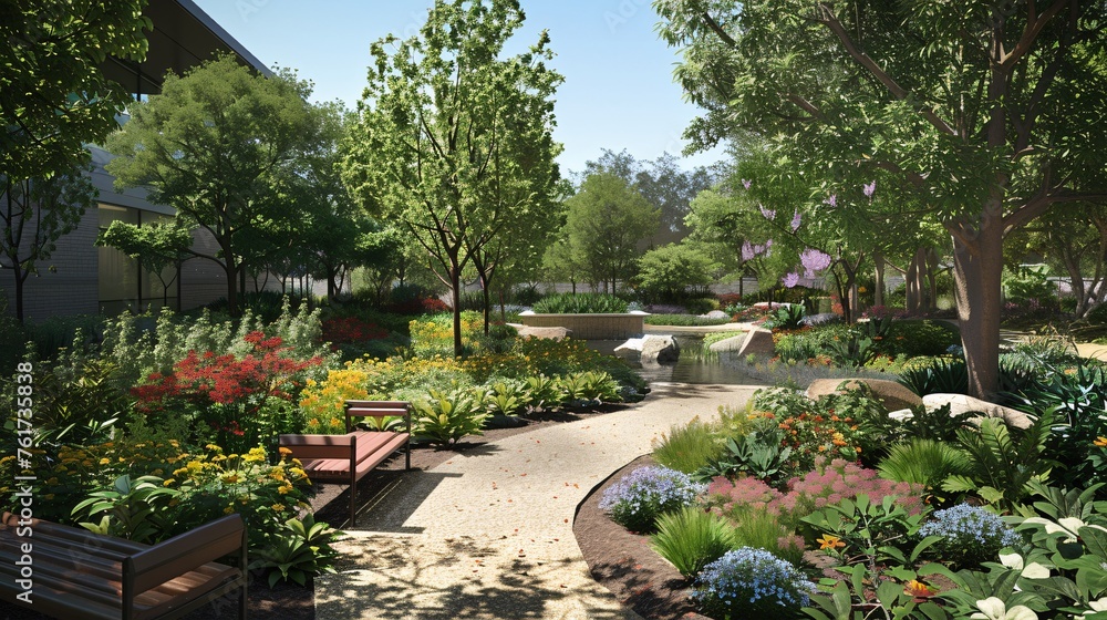 The Healing Garden  Therapeutic Landscapes for Emotional and Physical Well-being