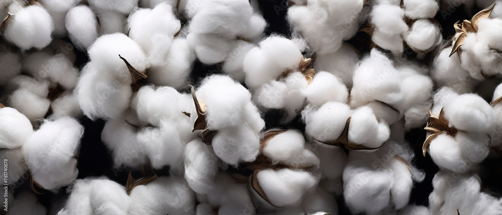 Tufts of cotton on a dark background with a soft and delicate texture. White cotton in an intriguing visual contrast with a feeling of serenity. Tufts of cotton on a dark background with a soft and delicate texture. White cotton in an intriguing visual contrast with a feeling of serenity.